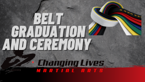 belt graduation and ceremony with belts